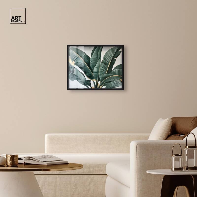 Jungle Jewel Jade II Shadowbox by Art Remedy