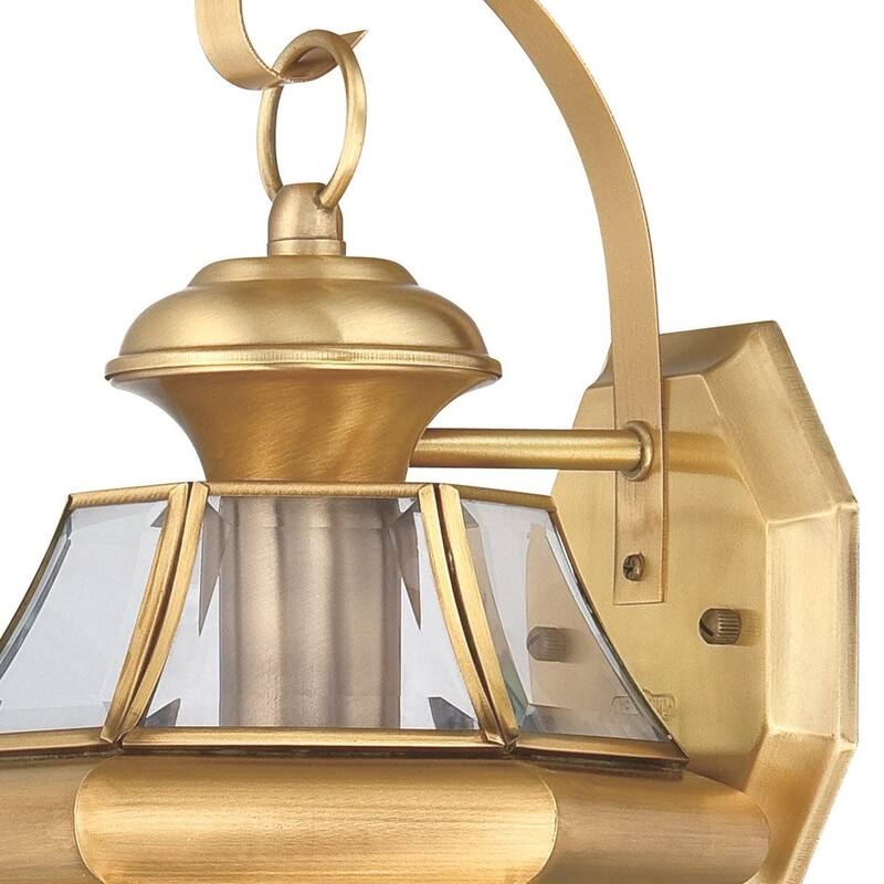 Roseto Gaines 1 Light 14" Tall Outdoor Wall Sconce with Clear Glass