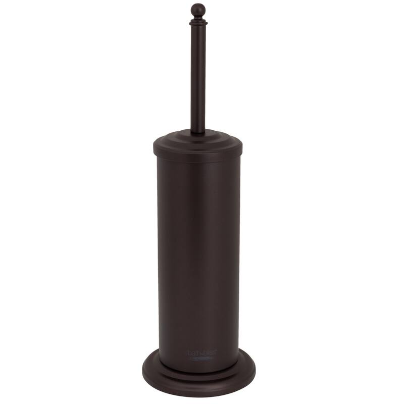 Bath Bliss 2 Pack Steel Toilet Brush and Holder in Rust - Dimensions: 5"Rdx16.75"H