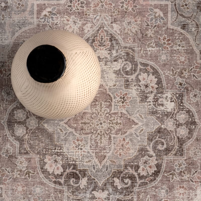 Nuloom Analeia SplashGuard Machine Washable Area Rug