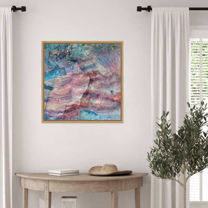 Bloodstone.png by Pelin Atilla (22 x 22 in.), Framed Canvas Wall Art Print