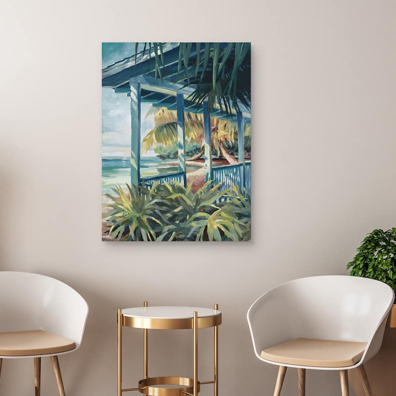 Pigeon Key Cottage by Kathleen Denis Canvas Art Print