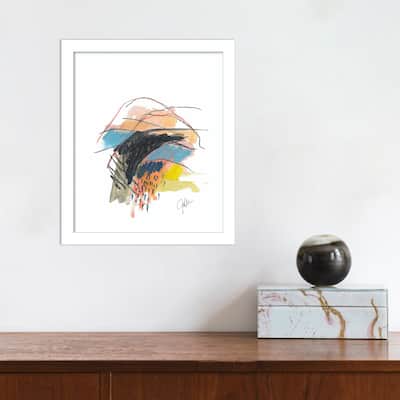 Abstract Landscape No 29 by Jan Weiss Framed Wall Art Print