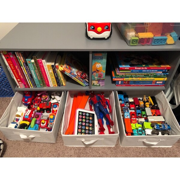 toy storage unit with baskets