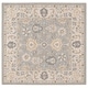 preview thumbnail 3 of 5, Martha Stewart Handmade Narcisse Contemporary Wool Rug 6' Square - Grey/Ivory - Square