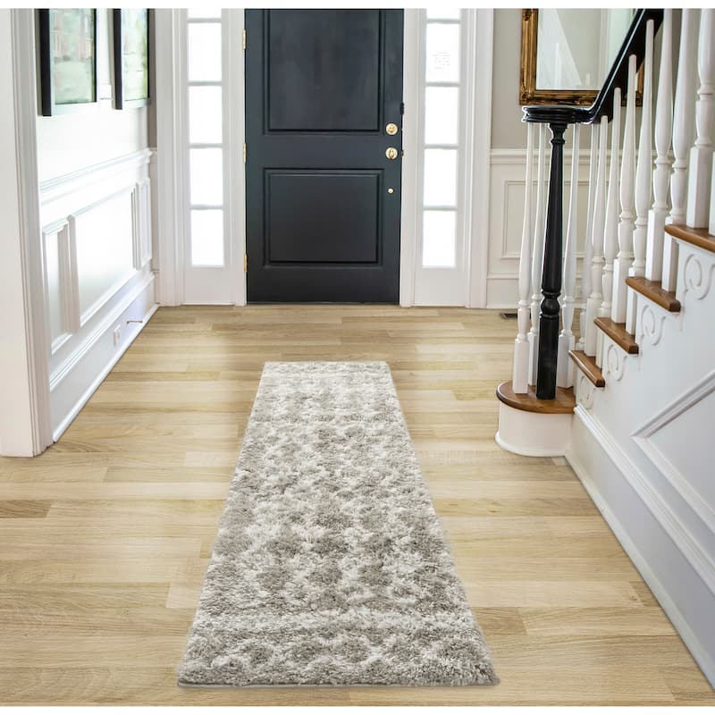 Nautica Puffy Taza Rug - 20x60 - Light Grey