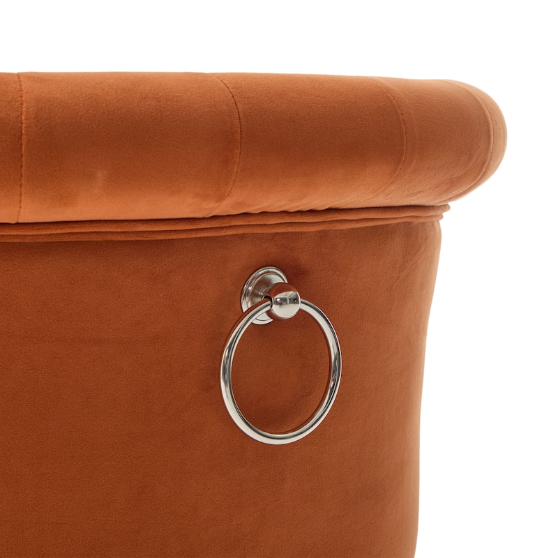 Adjustable Swivel Bar Stools with Silver Plated Metal Leg