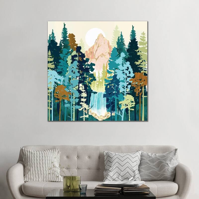 iCanvas "Forest Falls" by SpaceFrog Designs Canvas Print