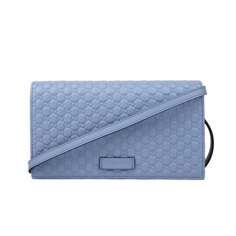 light blue crossbody