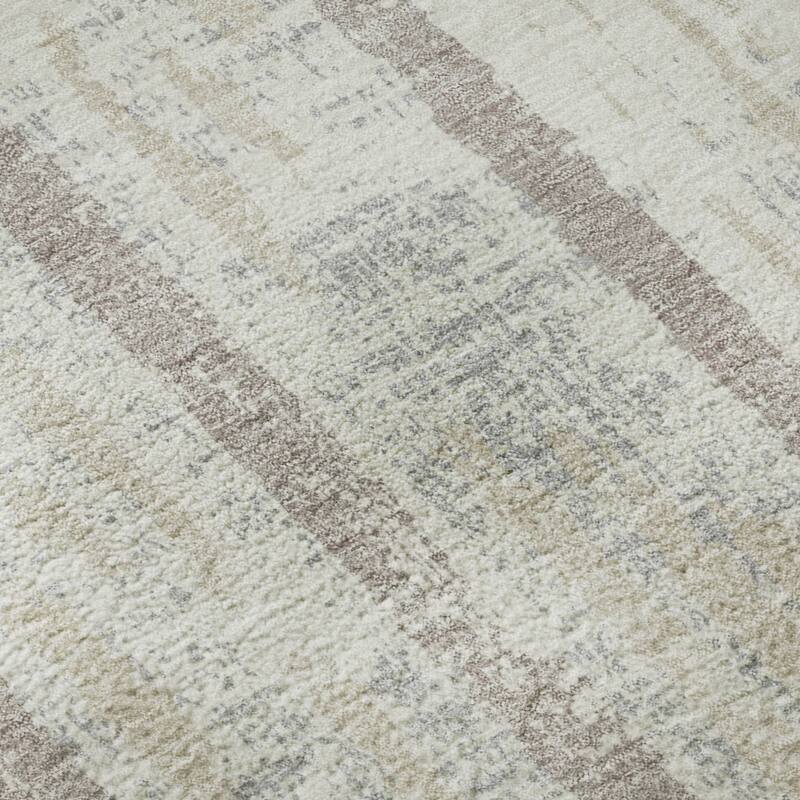 Premium Washable Super Soft Stripe Abrash Mayfield Rug