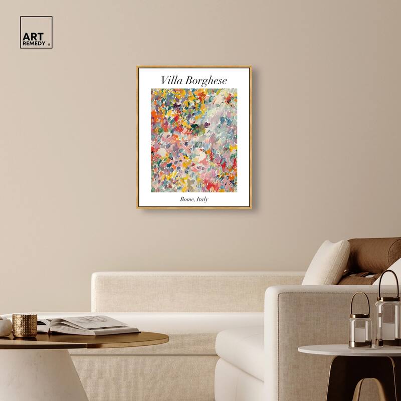 Villa Borghese Canvas by Art Remedy