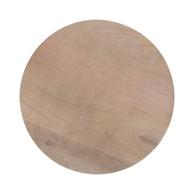 Kate and Laurel Talcott Round Wood Side Table