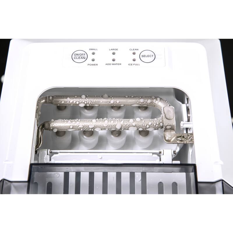 26-Pound Automatic Self-Cleaning Portable Countertop Ice Maker Machine With Handle