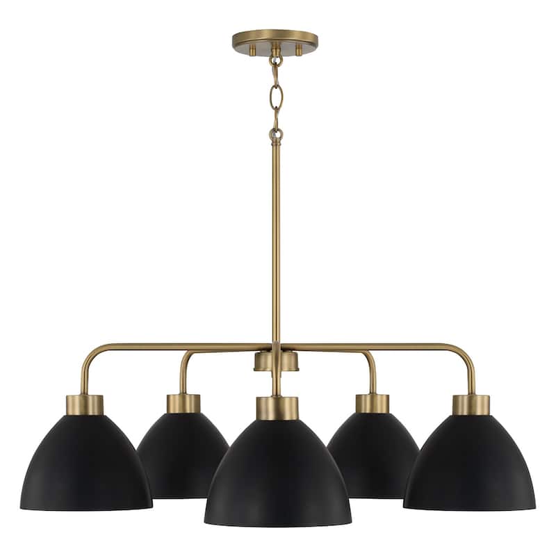 Ross 5-Light Chandelier - 30"W x 9.50"H