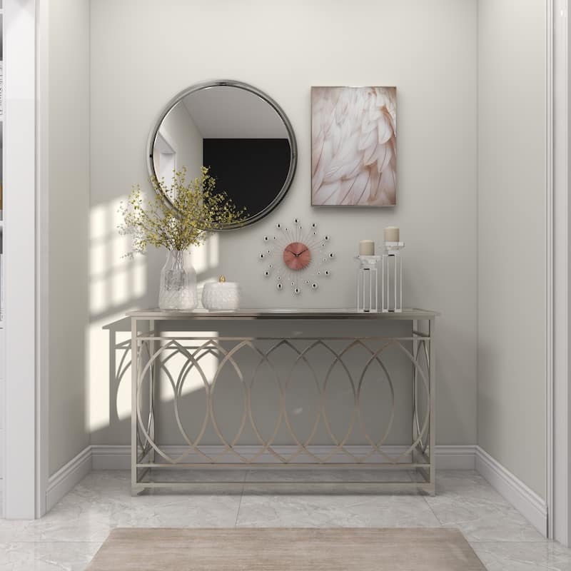Gold / Copper / or Silver Iron Metal Starburst Sun Glam Wall Clock