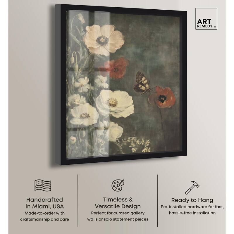 Vintage Botanicals I Shadowbox by Art Remedy