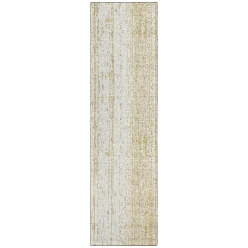 Machine Washable Indoor/ Outdoor Chantille Ombre Stripes Rug