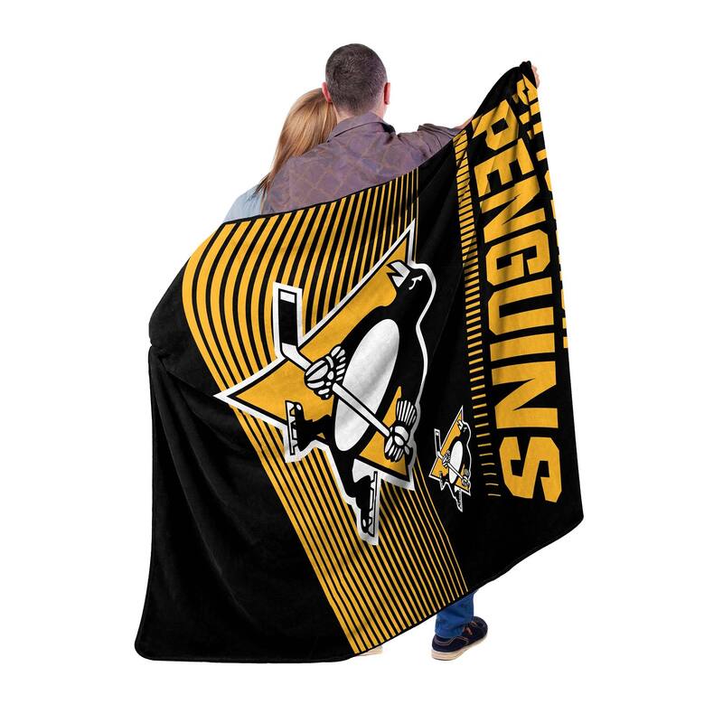 NHL Pittsburgh Penguins 60" x 80" Raschel Throw Blanket