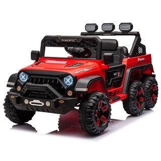 24V Ride On Large PickUp Truck car for Kids,ride On 4WD Toys with Remote Control,Parents Can Assist in Driving, Bluetooth