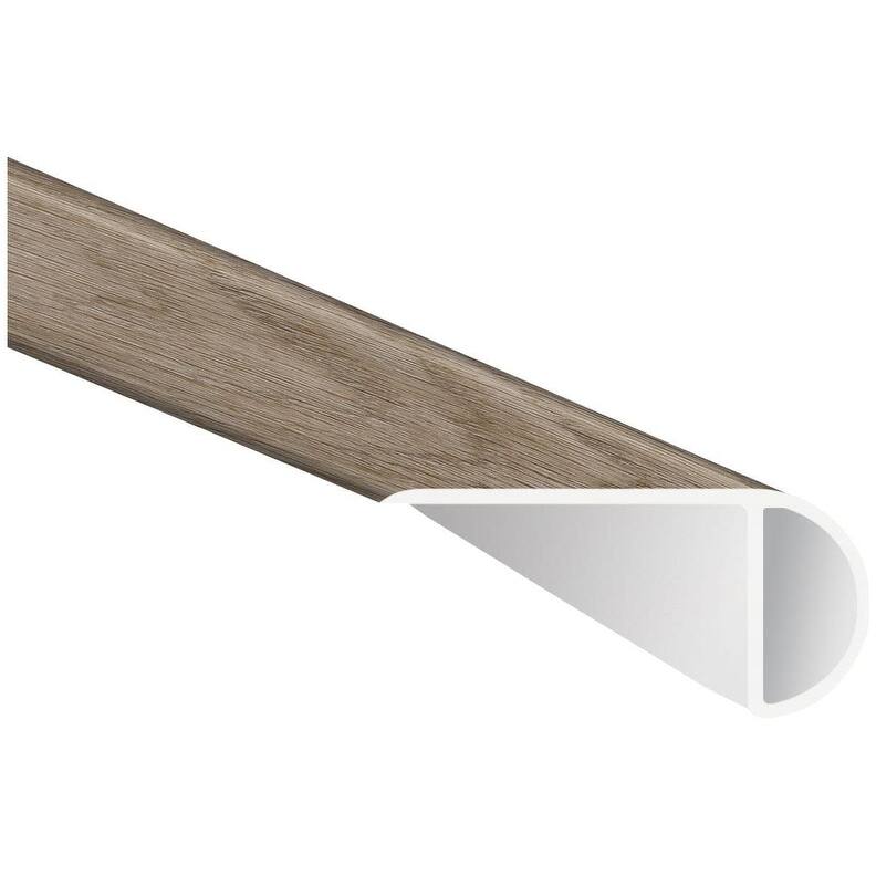 Ackland AKVTV-OSN-3 Ackland Vinyl Trims 94" x 2" Vinyl Glue Down or - Estate Gray