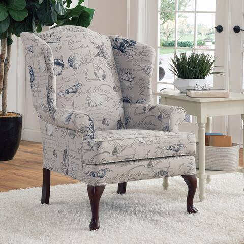 Seaside Classic Wing Back Accent Chair by Greyson Living