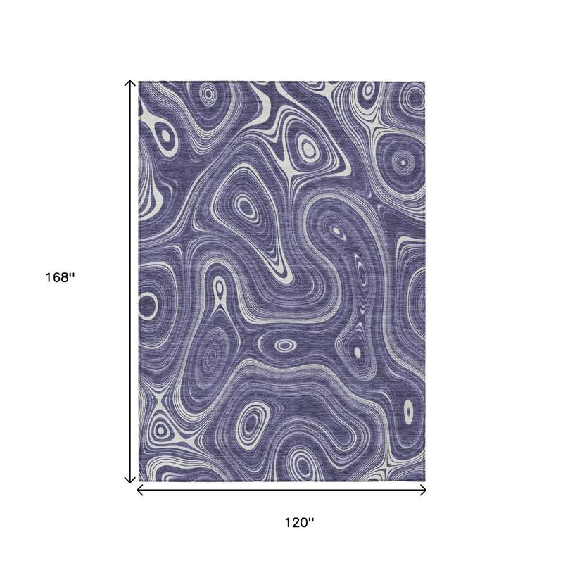 HomeRoots Geometric Transitional Rectangle Outdoor Rug