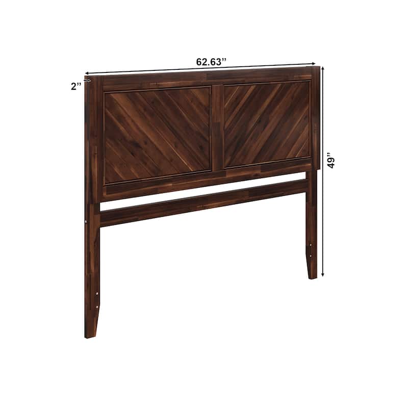 AFI Canyon Wood Headboard with Attachable Charger