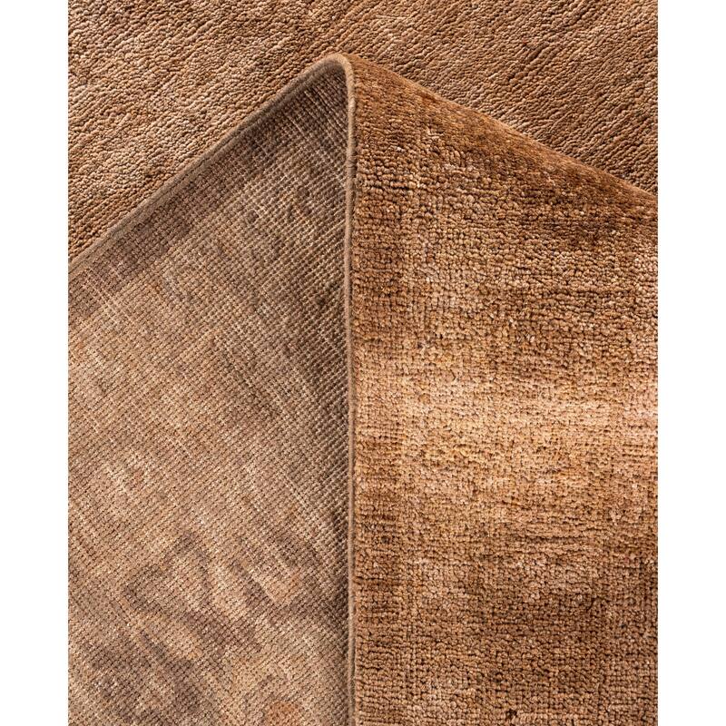 Overdyed One-of-a-Kind Hand-Knotted Area Rug - Beige - 12' 1" x 14' 10"