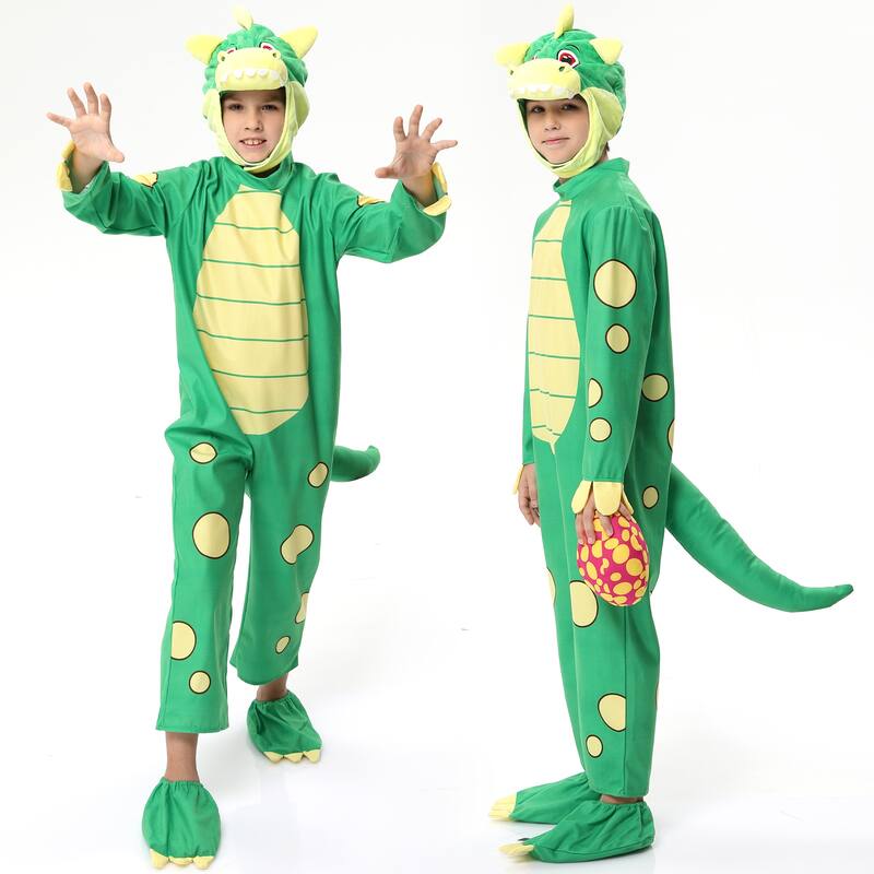 Halloween Dinosaur Costume for Child Dinosaur Dress Up Party, Role Play and Cosplay,M