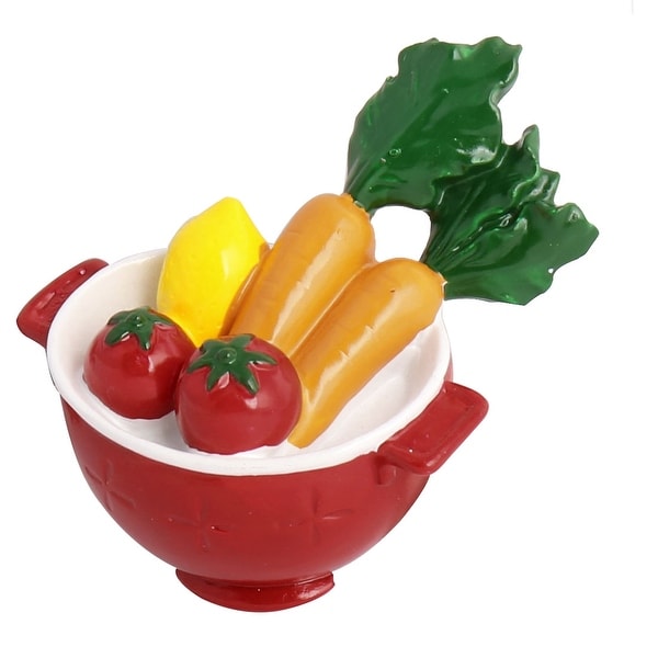 Household Fridge Resin Simulation Vegetables Lemon Pan Decorative Magnet Sticker