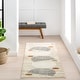 preview thumbnail 28 of 27, Nuloom Bevin Abstract Sky Fringe Area Rug 2' 8" x 7' 10" - Ivory