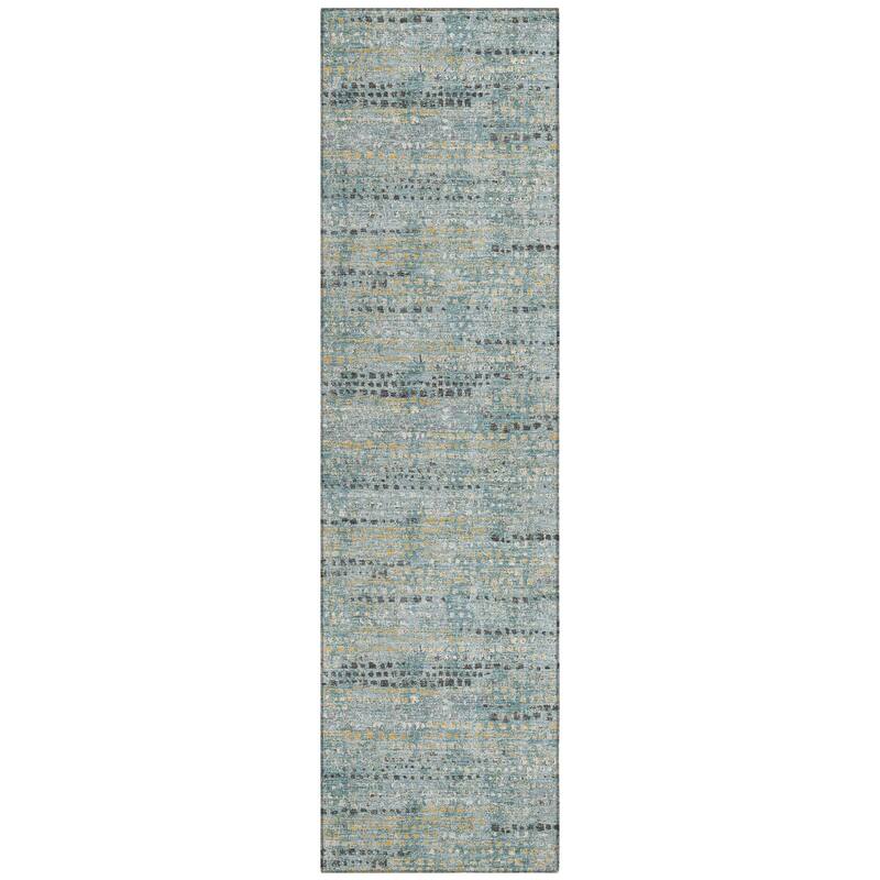 Machine Washable Indoor/ Outdoor Casual Kersey Chantille Rug