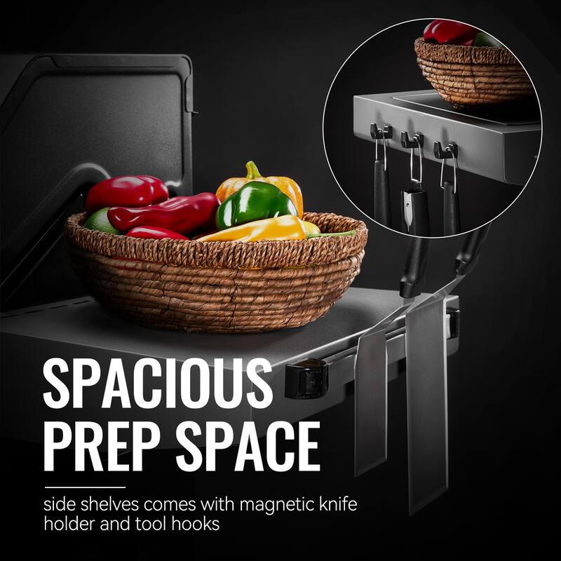 Royal Gourmet 5-Burner Gas Grill with Sear & Side Burner
