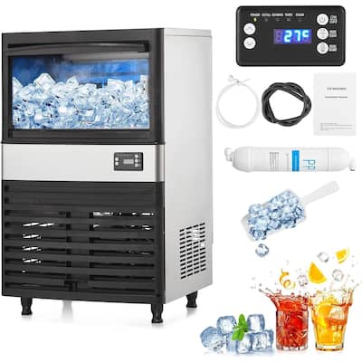Commercial Ice Maker Machine, 130Lbs/24H