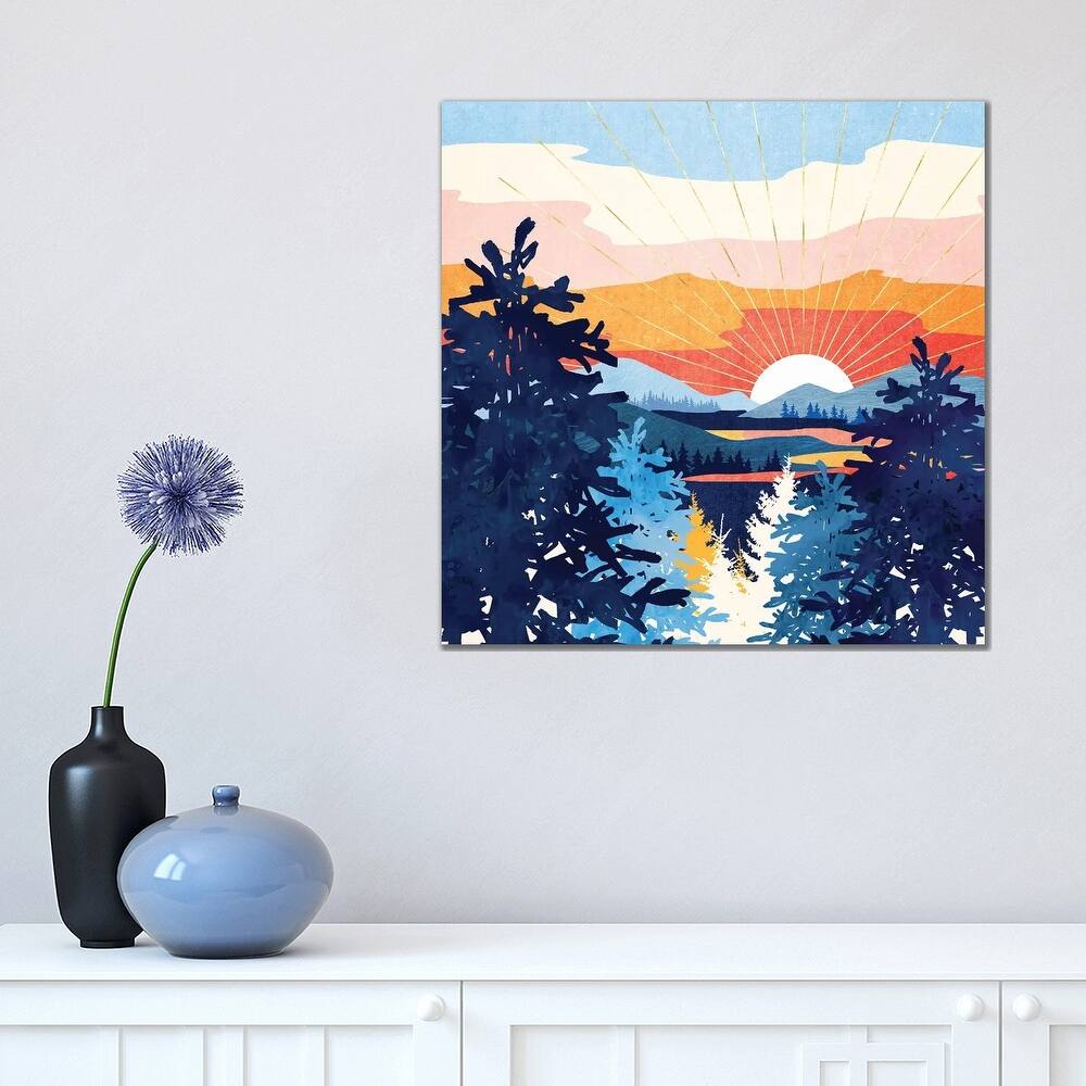 iCanvas "Sunset Lake" by SpaceFrog Designs Canvas Print