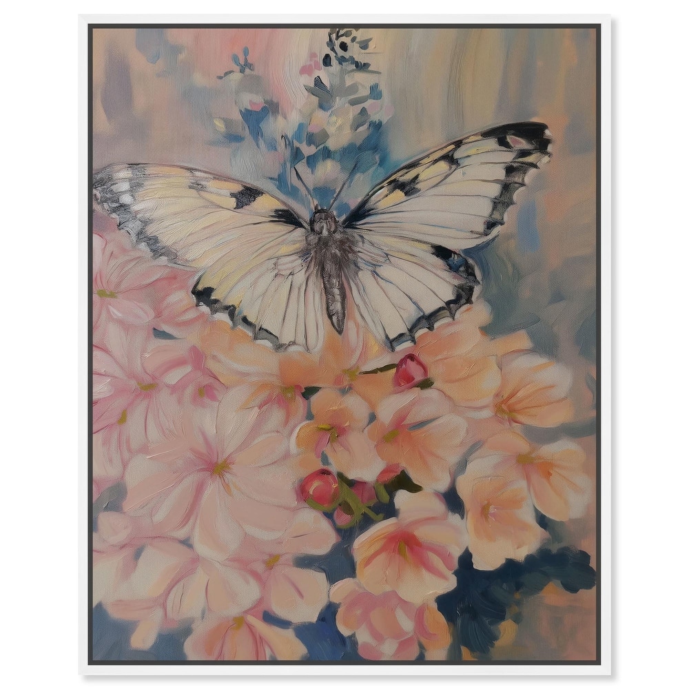 Moonstone Monarch Canvas by Art Remedy