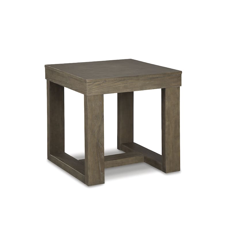 Cariton Gray Square End Table