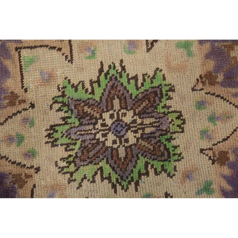 Turquoise Blue Medallion Tabriz Persian Area Rug Handmade Wool Carpet - 6'4"x 9'10"
