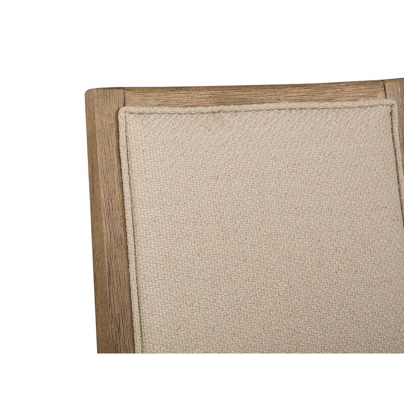 Magnussen Home Tristan Swiss Coffee Upholstered Side Chair Two Pack - 19.75''W x 24.19''D x 36''H