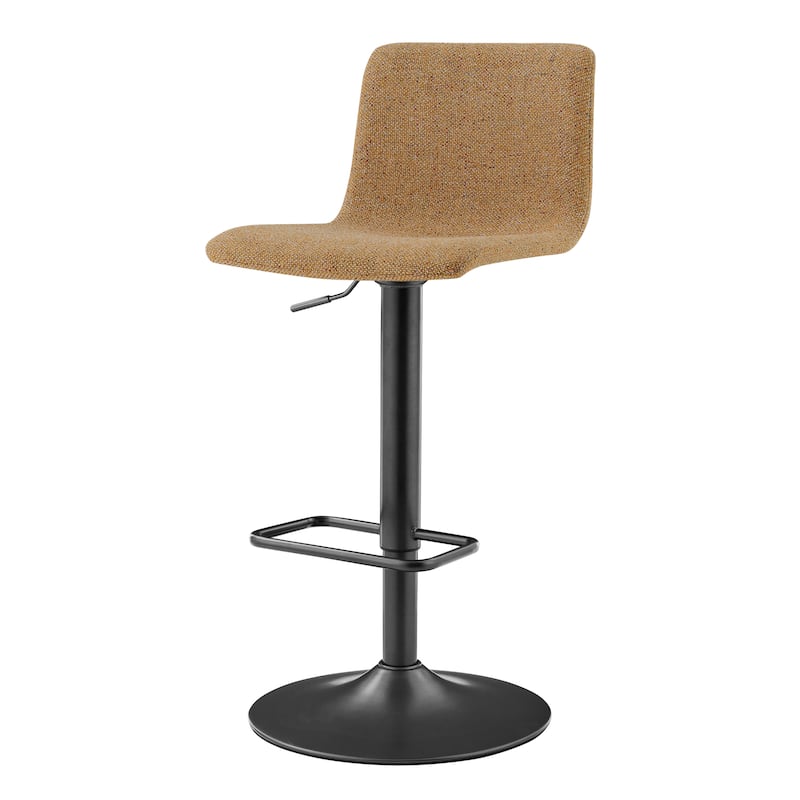 NPD Furniture Bruce Chenille Gaslift Bar Stool (Set of 2)