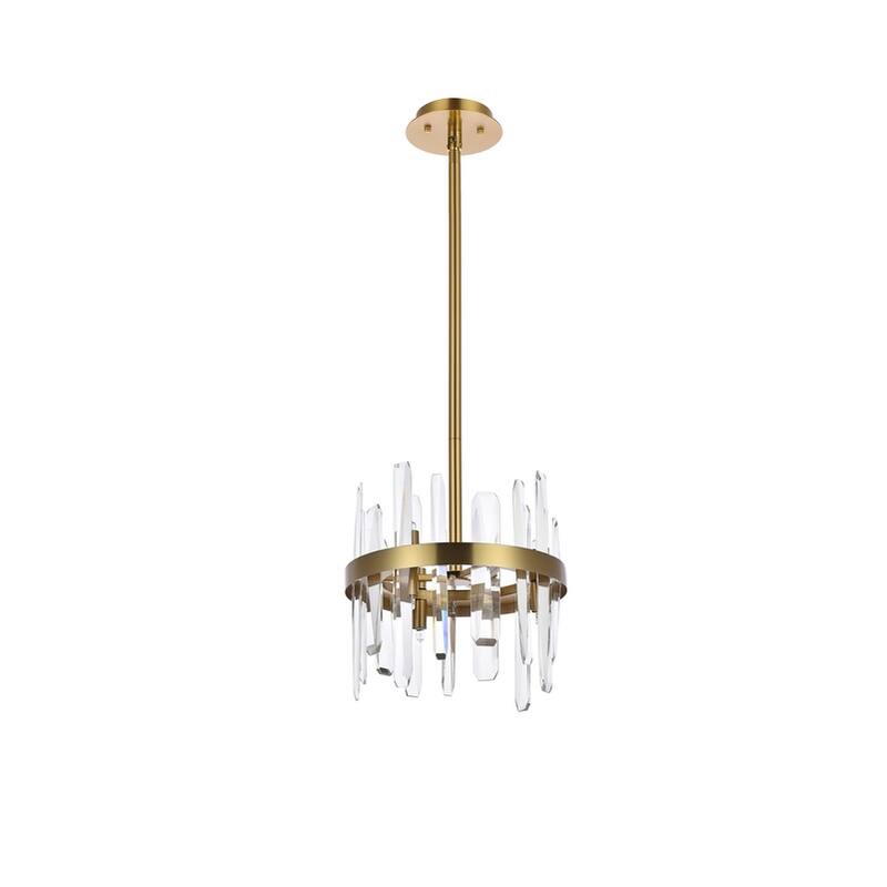Indigo Home 12 inch crystal round pendant