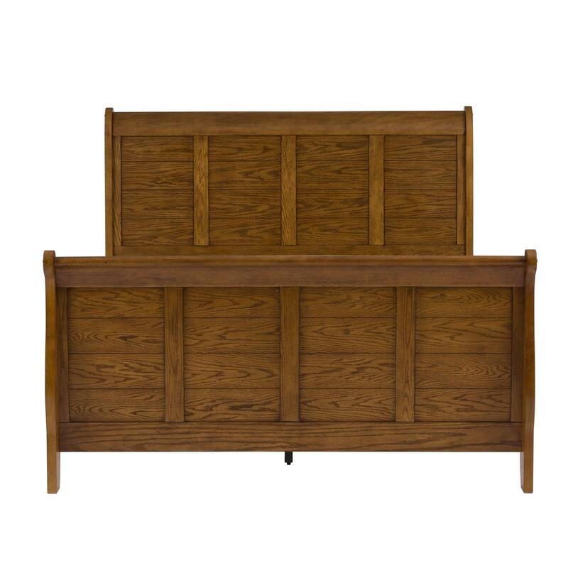 Liberty Furniture Grandpa's Cabin Sleigh Bed, Dresser, Mirror, Chest - California King, King, Queen