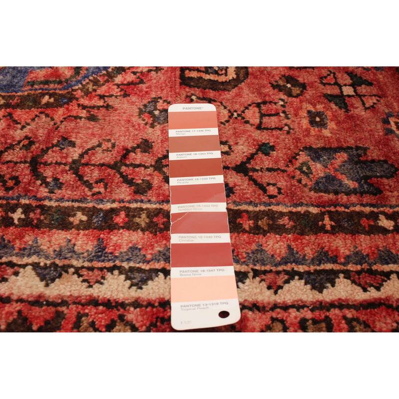 ECARPETGALLERY Hand-knotted Andelz Red Wool Rug - 4'2 x 8'6
