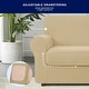 preview thumbnail 28 of 63, Subrtex 3-Piece Stretch Armchair Slipcover Sets with 1 Backrest Cushion Covers and 1 Seat Cushion Covers