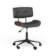 preview thumbnail 1 of 14, Carson Carrington Leksand Simple Mid-century Modern Office Chair - N/A Black