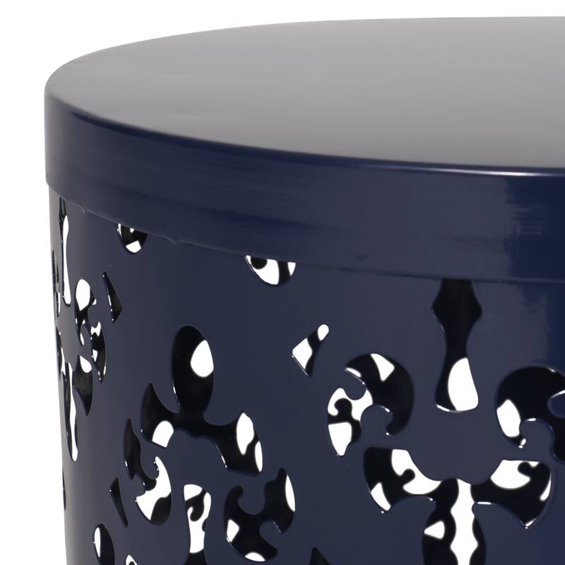 Metal S/2 End table, No assembly is required, This comes as a set of two