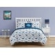 preview thumbnail 1 of 5, Dinosaur Chambray Navy/Blue/Gray Soft Microfiber Comforter Set