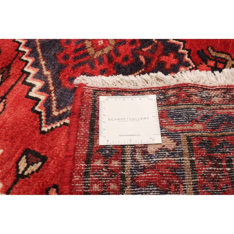 ECARPETGALLERY Hand-knotted Anadol Red Wool Rug - 3'5 x 9'7