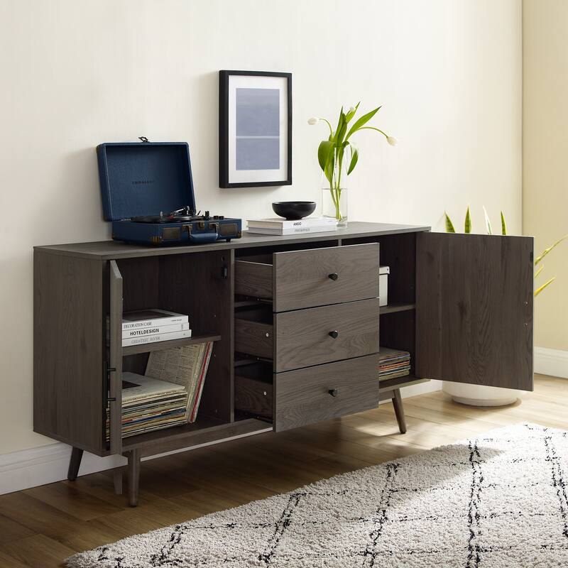 Crosley Lucas Sideboard - 58 "W x 15.75 "D x 30 "H