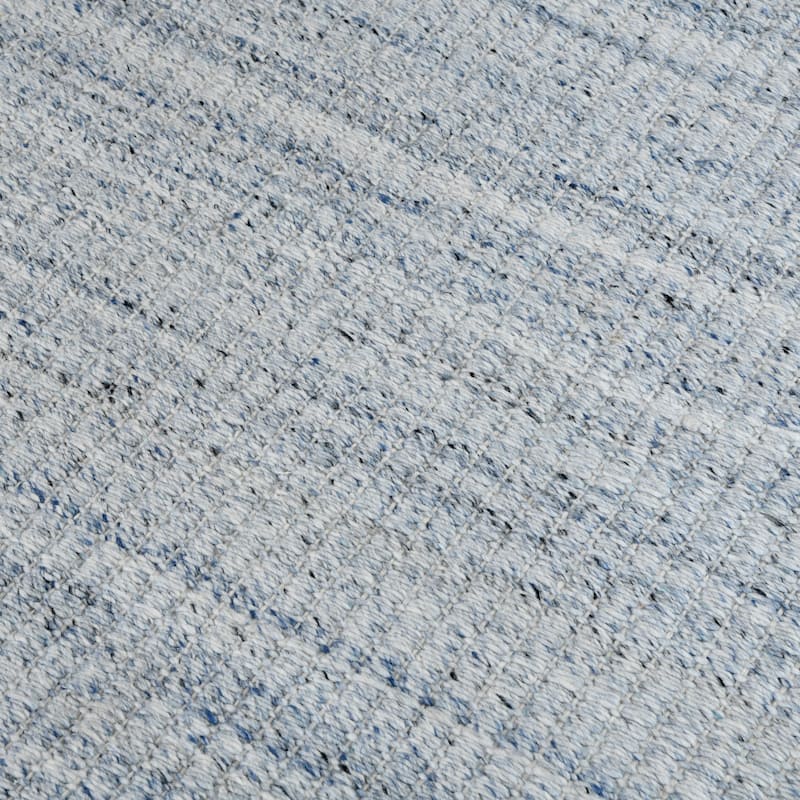 Lineage Sky Blue Heathered Hand-Woven Area Rug 2' x 3'